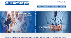 Desktop Screenshot of careerconceptsinc.com